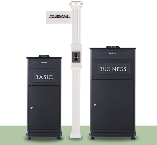 アメリカンデザインの宅配ボックスP.D.Box